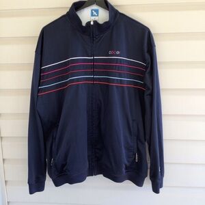 MENS COOGI TRACK STYLE JACKET SZ 4 XL EXCELLENT CONDITION